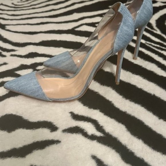 Denim GIANVITO ROSSI Pumps (10.5) - Picture 13 of 14
